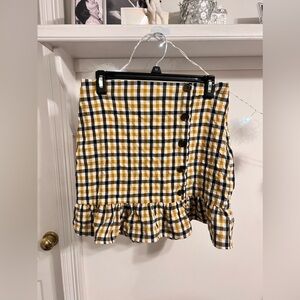 REMOVING TODAY FINAL PRICE NWT P.CILL Seersucker Plaid Skirt